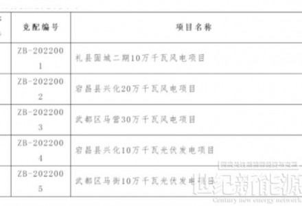 甘肃陇南800MW第二批风光项目竞配启动！